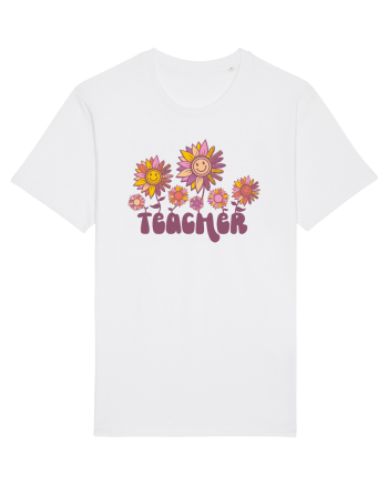 Retro Teacher White