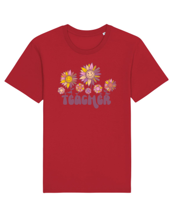 Retro Teacher Red