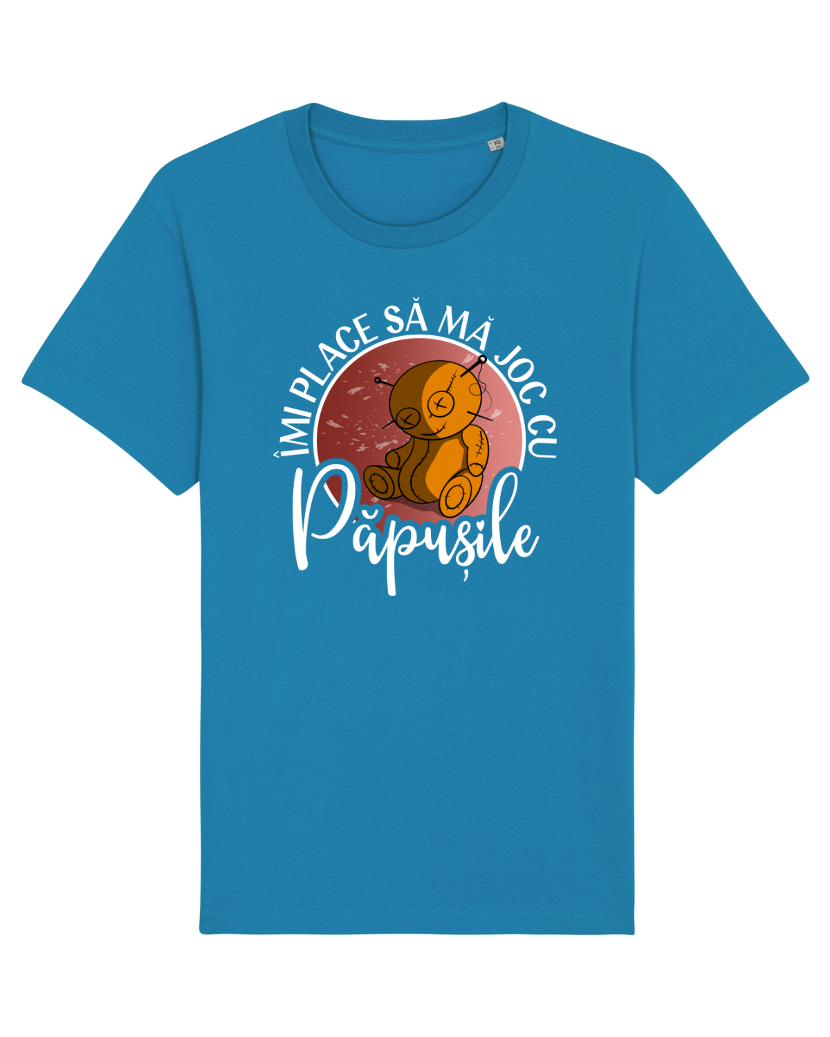 Tricou mânecă scurtă Unisex Rocker Azur