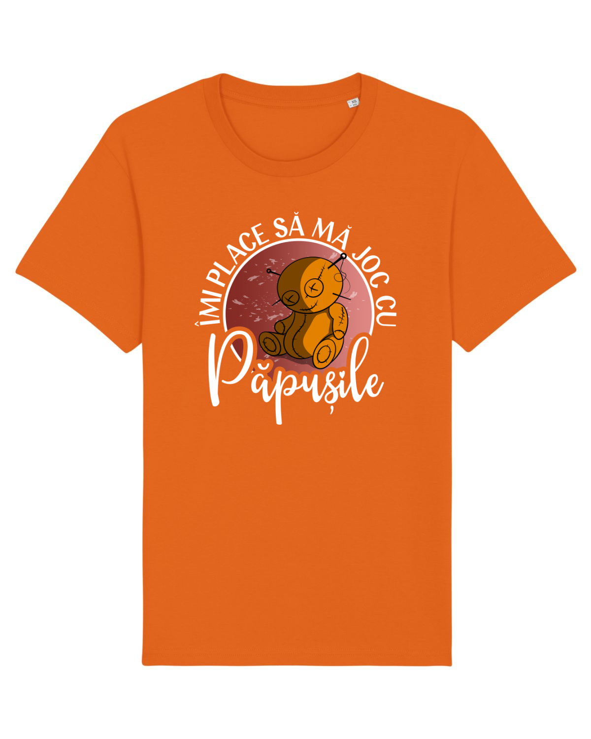 Tricou mânecă scurtă Unisex Rocker Bright Orange