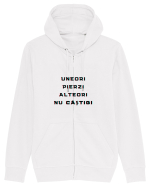 UNEORI PIERZI-ALTEORI NU CASTIGI Hanorac cu fermoar Unisex Connector