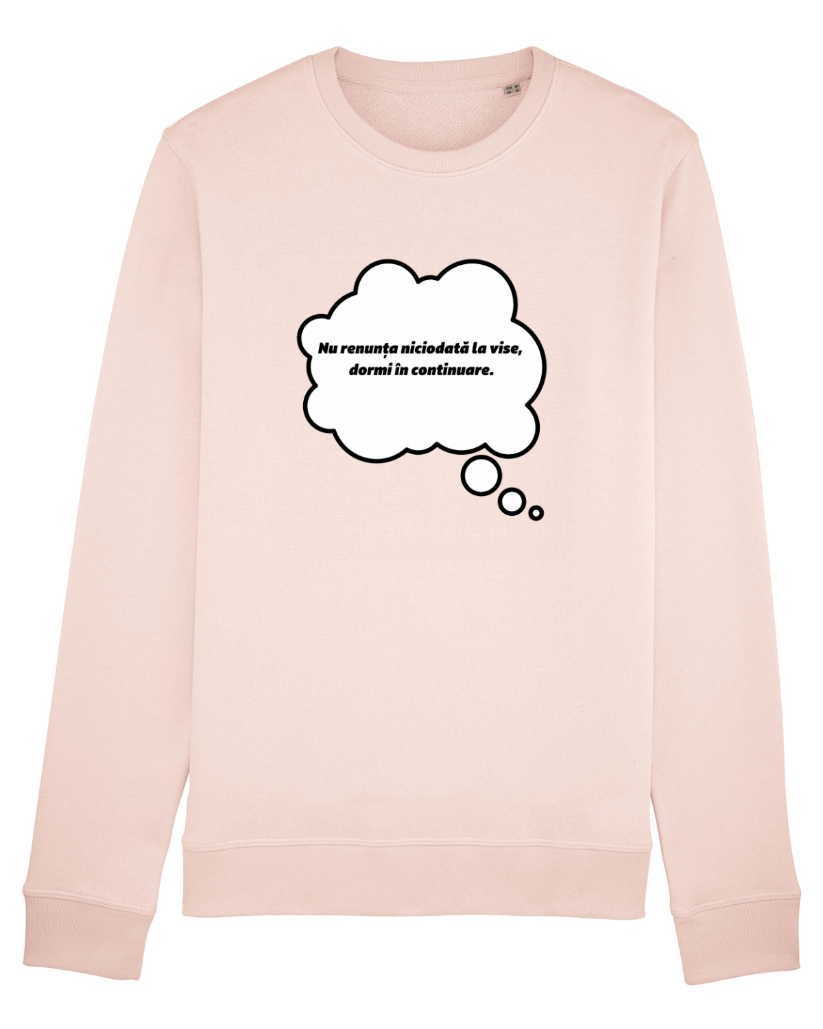 Bluză mânecă lungă Unisex Rise Candy Pink