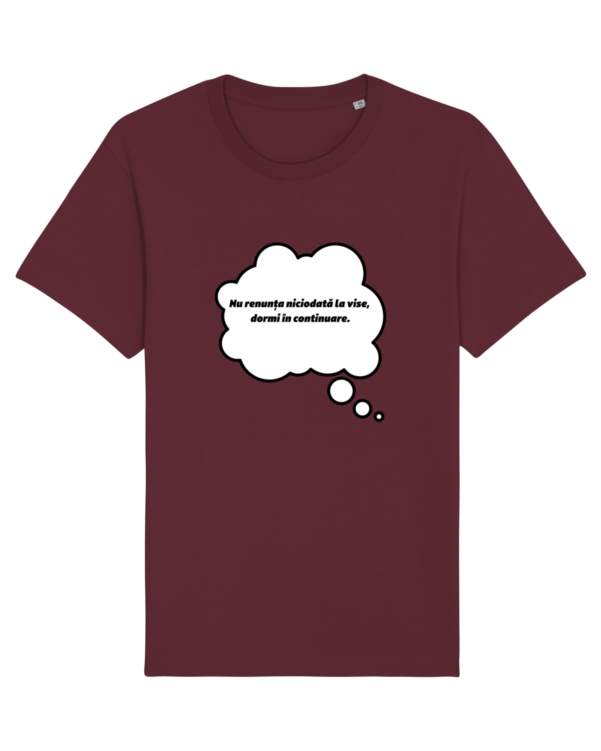 Tricou mânecă scurtă Unisex Rocker Burgundy