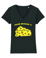MARE branza Tricou mânecă scurtă guler V Damă Evoker