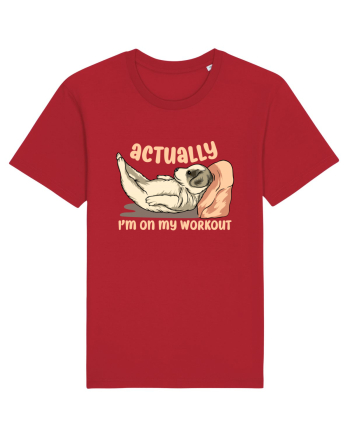 Actually I'm On My Workout Red