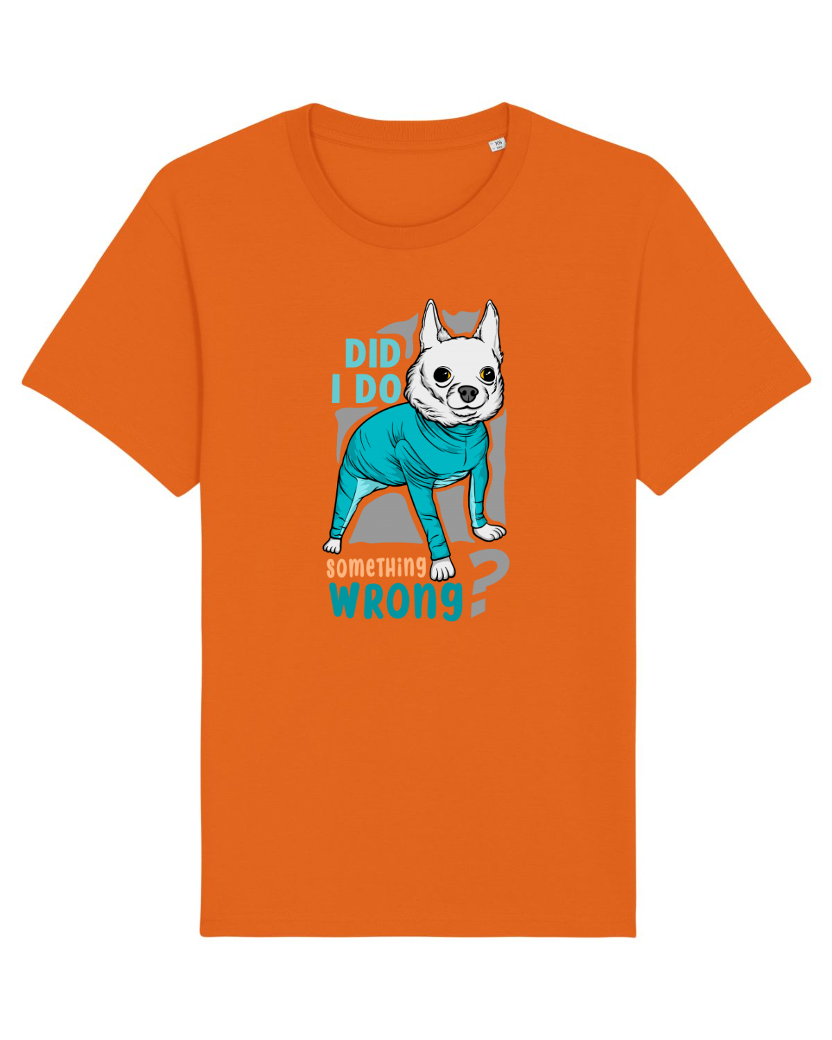 Tricou mânecă scurtă Unisex Rocker Bright Orange