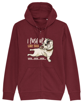 I Push Up Like This Burgundy
