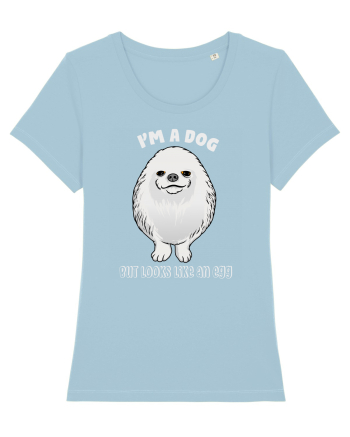 I'm a Dog But Looks Like An Egg Sky Blue