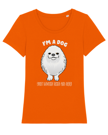 I'm a Dog But Looks Like An Egg Bright Orange