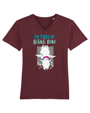 I'm Tired Of Biting Bone Burgundy