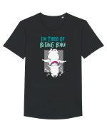 I'm Tired Of Biting Bone Tricou mânecă scurtă guler larg Bărbat Skater