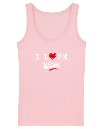 I love mom Cotton Pink