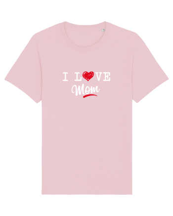 I love mom Cotton Pink