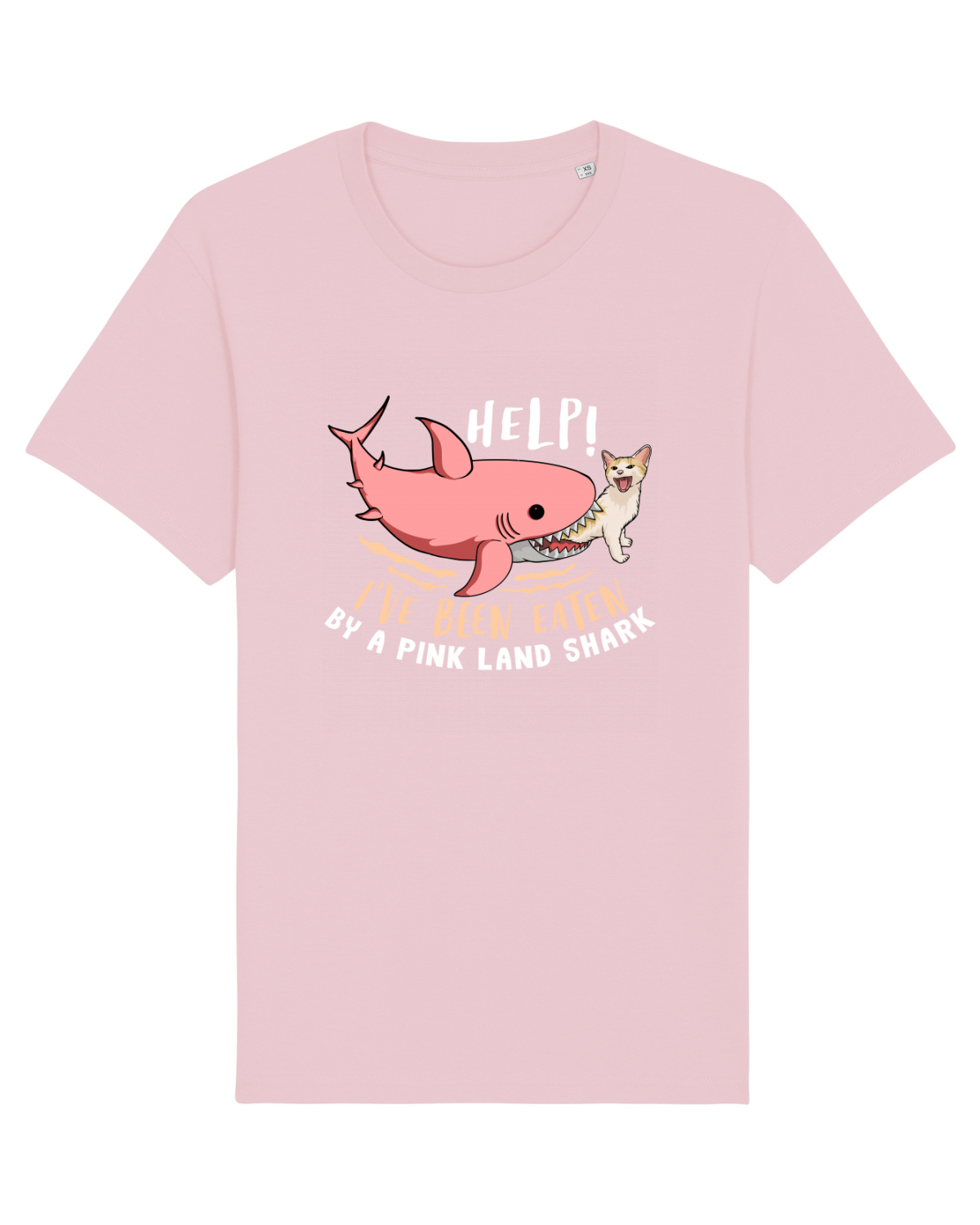 Tricou mânecă scurtă Unisex Rocker Cotton Pink
