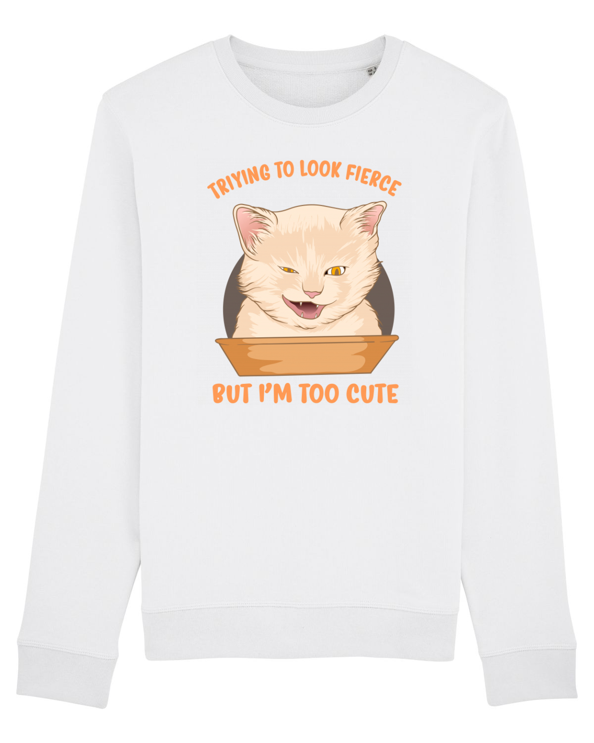 Bluză mânecă lungă Unisex Rise White