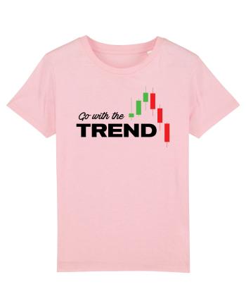 Go with the trend - white Cotton Pink