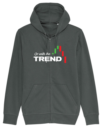 Go with the trend - dark bg Anthracite
