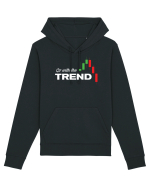 Go with the trend - dark bg Hanorac Unisex Drummer
