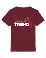 Go with the trend - dark bg Tricou mânecă scurtă  Copii Mini Creator