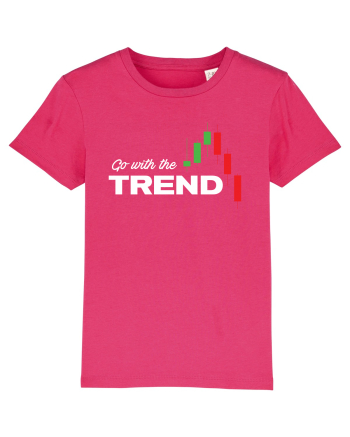 Go with the trend - dark bg Raspberry