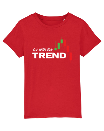 Go with the trend - dark bg Red