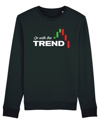 Go with the trend - dark bg Black