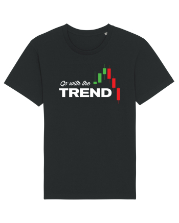 Go with the trend - dark bg Black