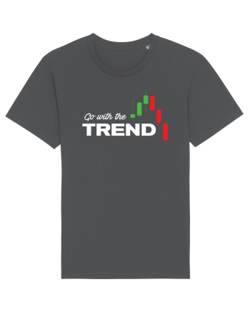 Go with the trend - dark bg Anthracite