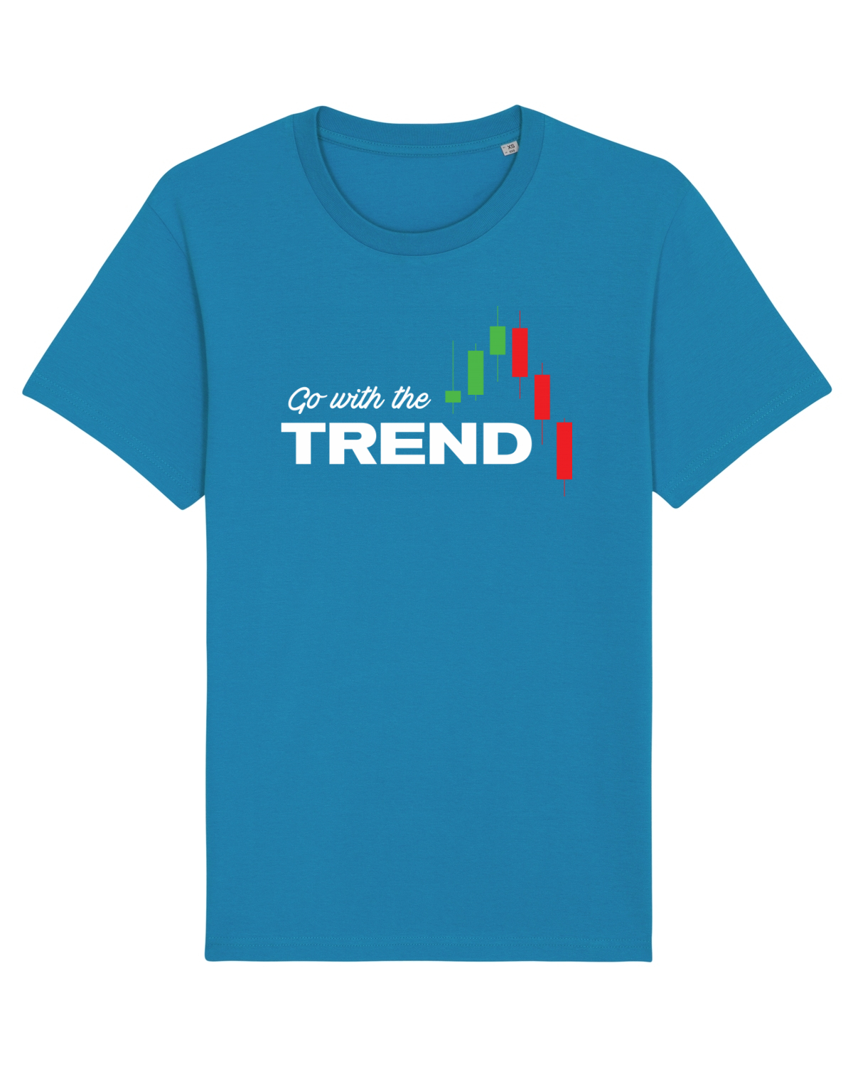 Tricou mânecă scurtă Unisex Rocker Azur