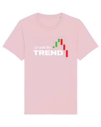 Go with the trend - dark bg Cotton Pink
