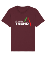 Go with the trend - dark bg Tricou mânecă scurtă Unisex Rocker