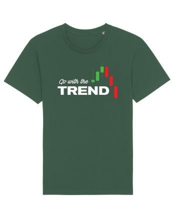 Go with the trend - dark bg Bottle Green