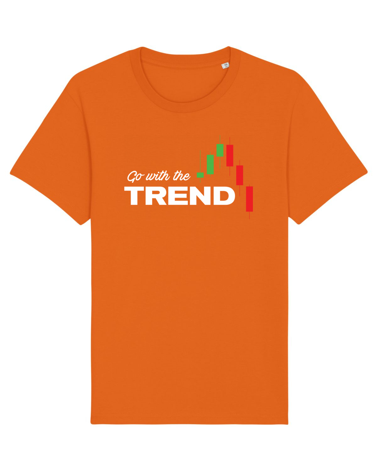 Tricou mânecă scurtă Unisex Rocker Bright Orange
