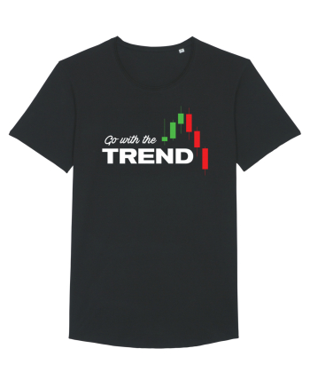 Go with the trend - dark bg Black