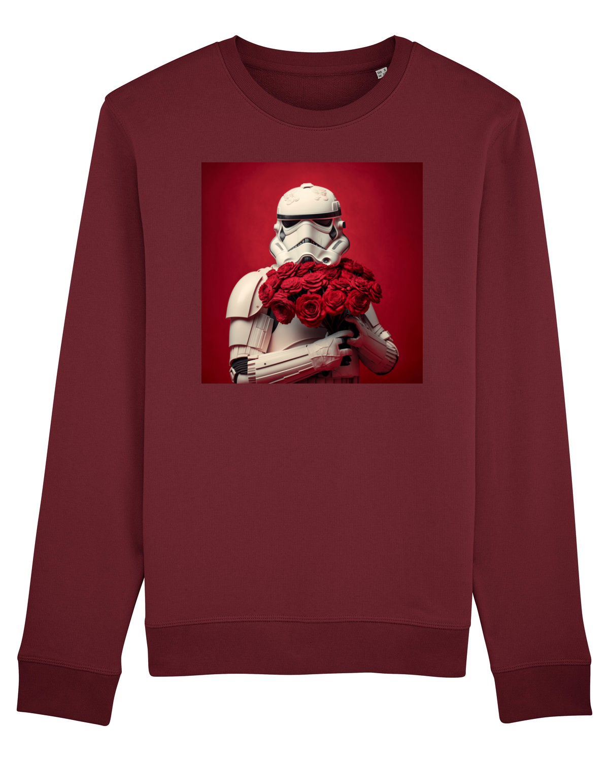Bluză mânecă lungă Unisex Rise Burgundy