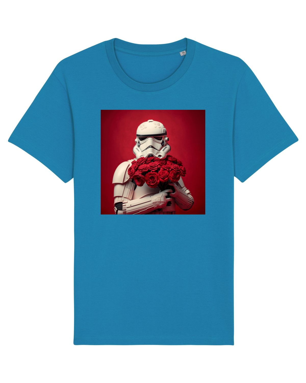 Tricou mânecă scurtă Unisex Rocker Azur