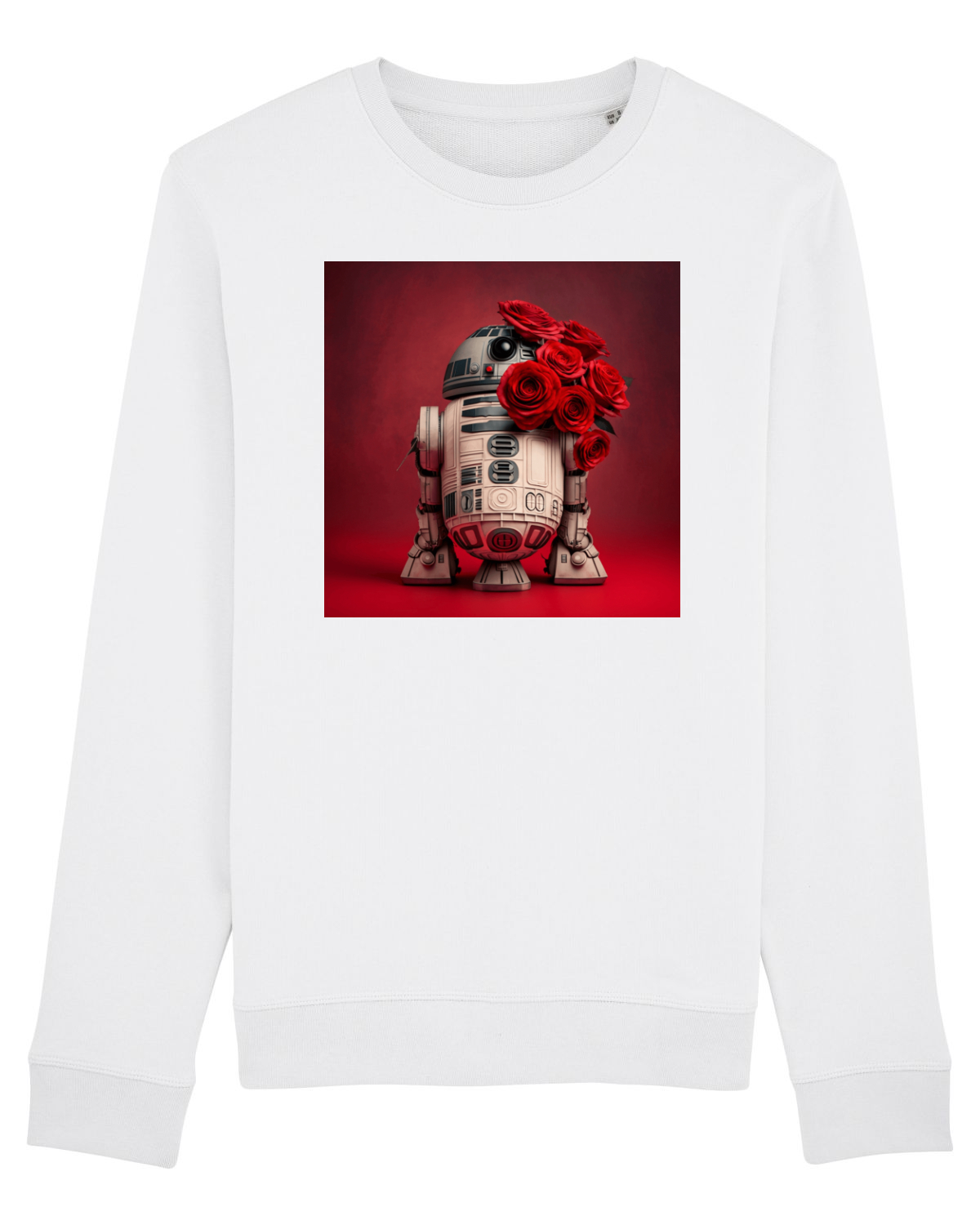 Bluză mânecă lungă Unisex Rise White