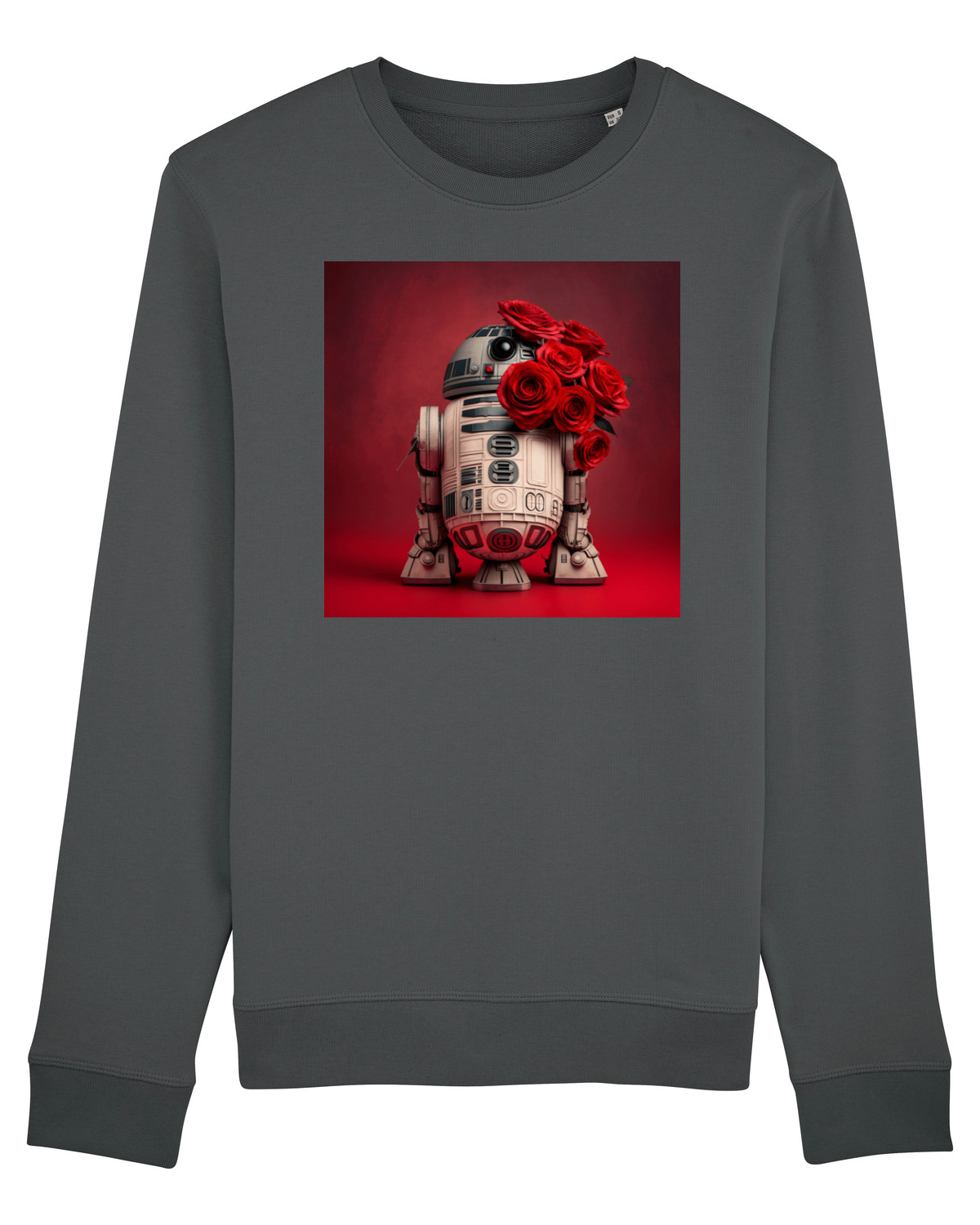 Bluză mânecă lungă Unisex Rise Anthracite