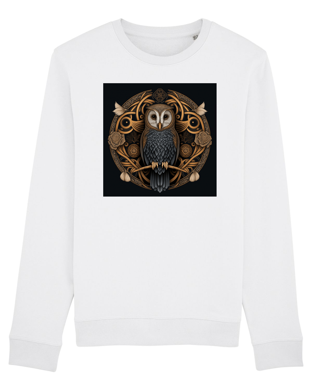 Bluză mânecă lungă Unisex Rise White