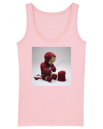 Iron Man Niddle Cotton Pink