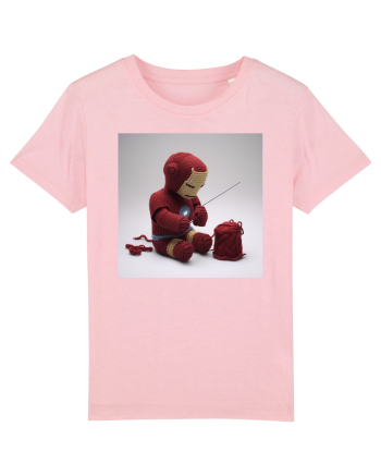 Iron Man Niddle Cotton Pink