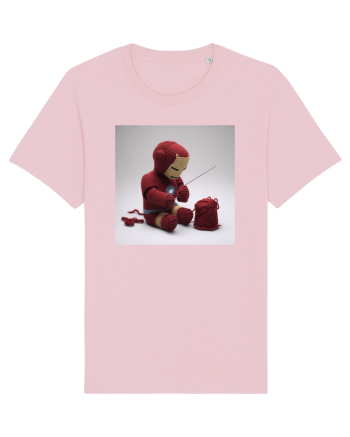 Iron Man Niddle Cotton Pink