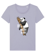 Don't Give Me More Wine Tricou mânecă scurtă guler larg fitted Damă Expresser