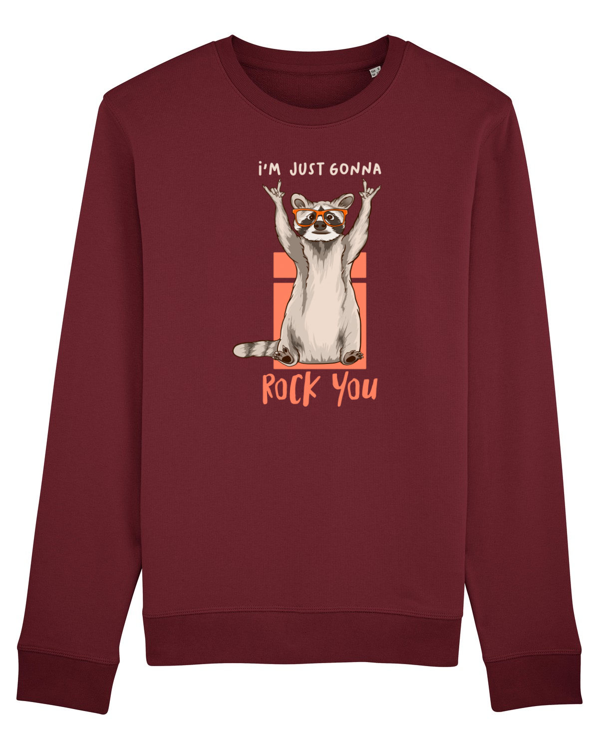 Bluză mânecă lungă Unisex Rise Burgundy