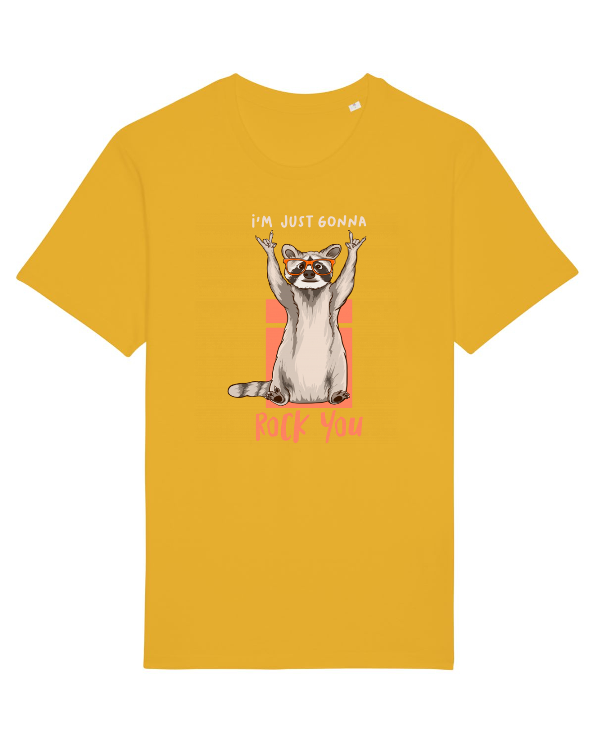 Tricou mânecă scurtă Unisex Rocker Spectra Yellow