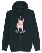 Stay Cool Bro! Hanorac cu fermoar Unisex Connector