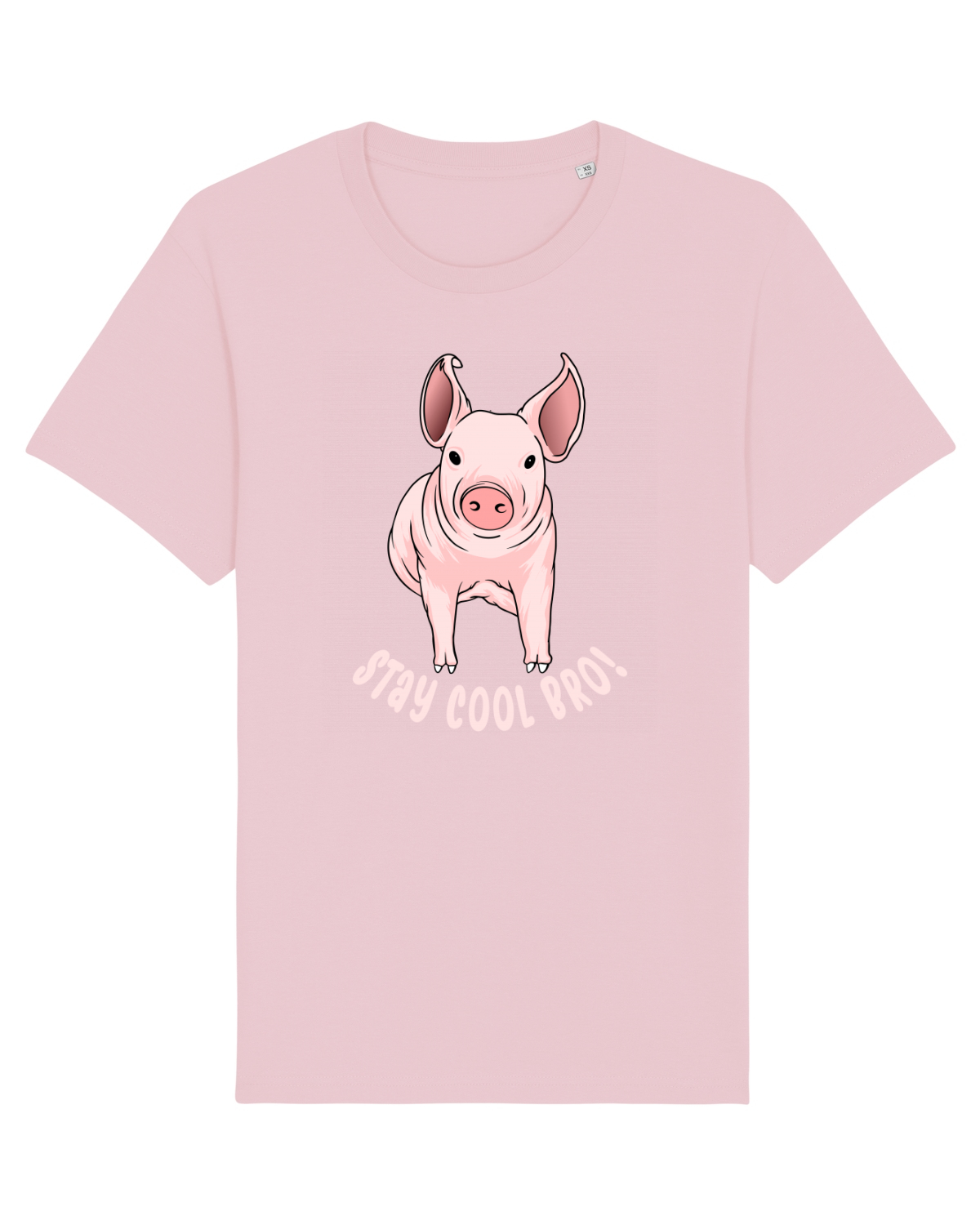 Tricou mânecă scurtă Unisex Rocker Cotton Pink