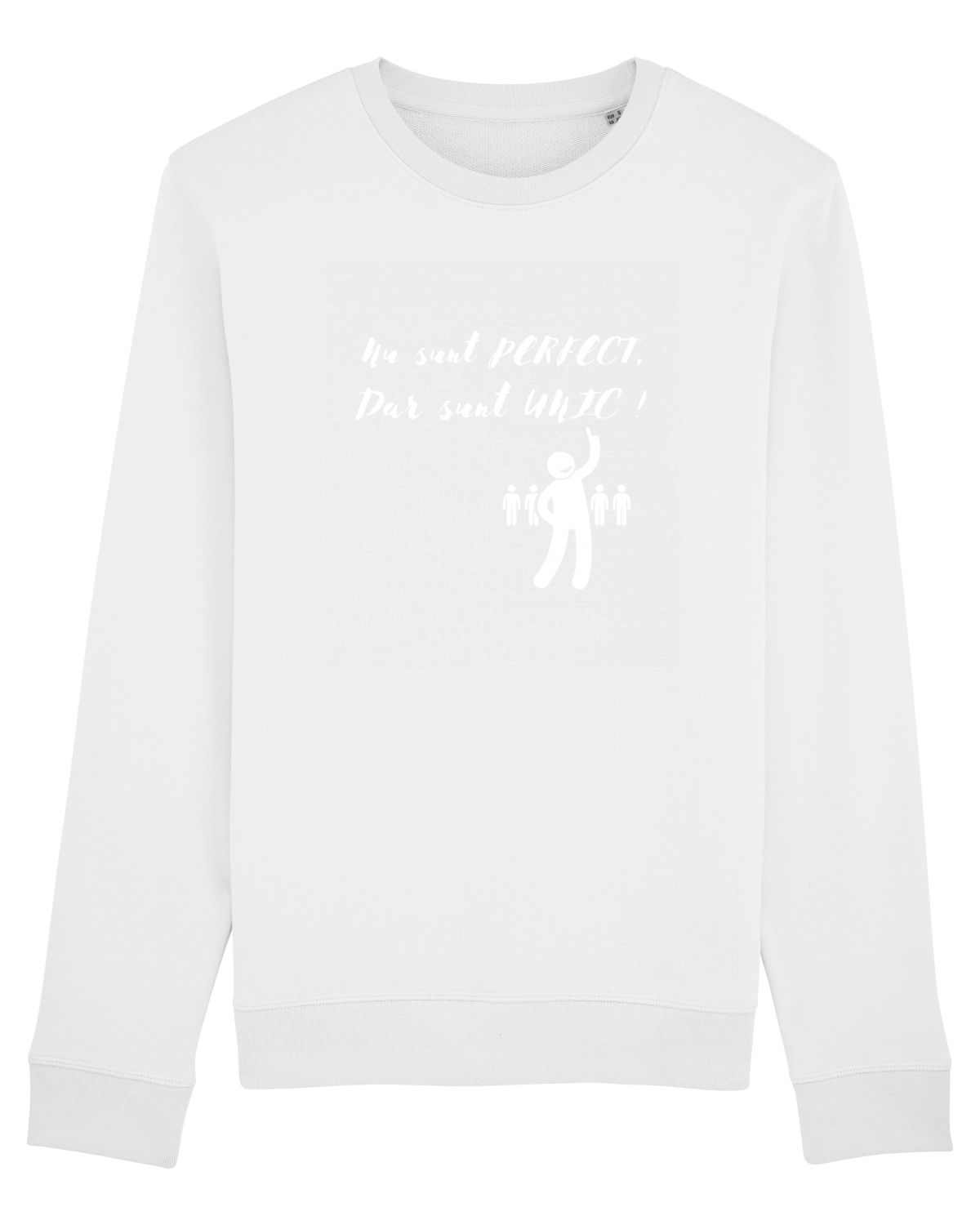 Bluză mânecă lungă Unisex Rise White