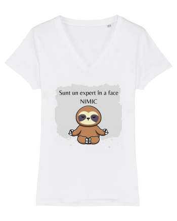 SUNT UN EXPERT IN A FACE NIMIC White