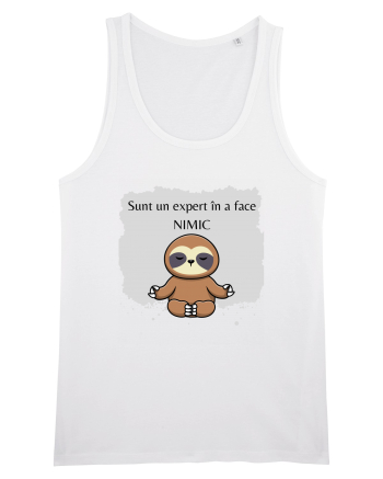 SUNT UN EXPERT IN A FACE NIMIC White